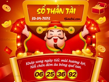 SỔ THẦN TÀI 30/09/2023