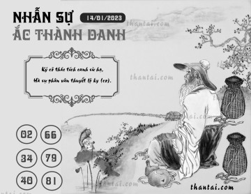 NHẪN SỰ ẮC THÀNH DANH 14/01/2023