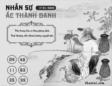 NHẪN SỰ ẮC THÀNH DANH 17/01/2023