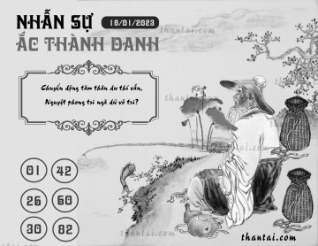 NHẪN SỰ ẮC THÀNH DANH 18/01/2023