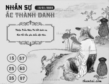 NHẪN SỰ ẮC THÀNH DANH 19/01/2023