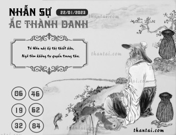 NHẪN SỰ ẮC THÀNH DANH 22/01/2023