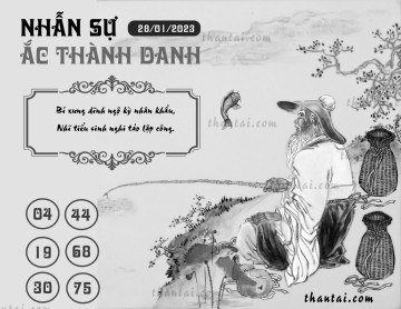 NHẪN SỰ ẮC THÀNH DANH 28/01/2023