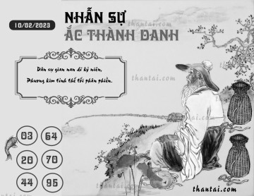 NHẪN SỰ ẮC THÀNH DANH 10/02/2023