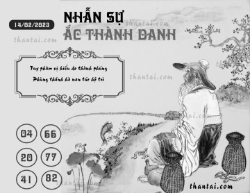 NHẪN SỰ ẮC THÀNH DANH 14/02/2023