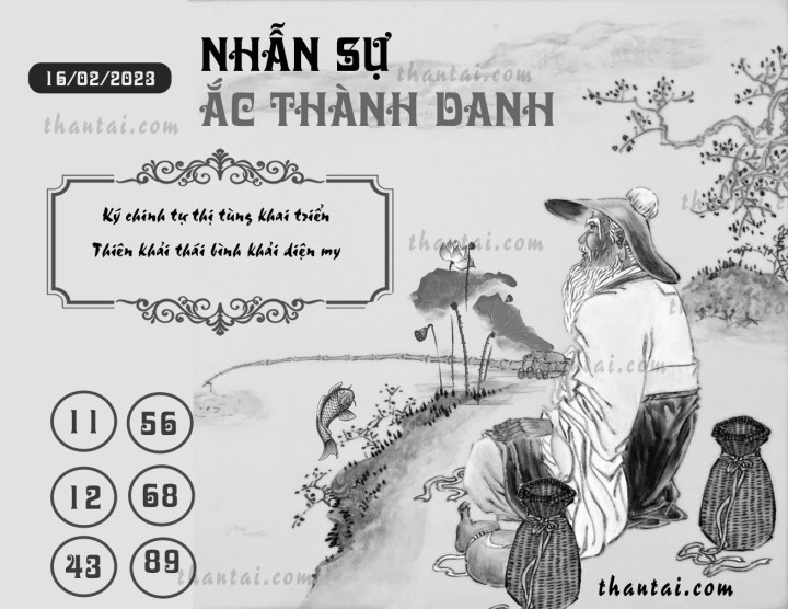 NHẪN SỰ ẮC THÀNH DANH 01/02/2023