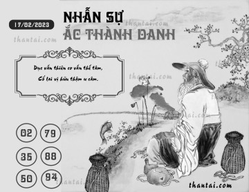 NHẪN SỰ ẮC THÀNH DANH 17/02/2023