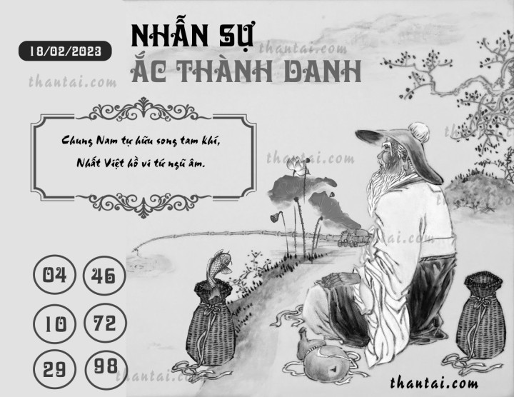 NHẪN SỰ ẮC THÀNH DANH 03/02/2023
