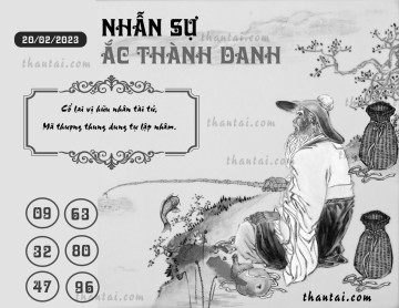 NHẪN SỰ ẮC THÀNH DANH 20/02/2023