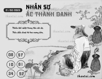 NHẪN SỰ ẮC THÀNH DANH 21/02/2023