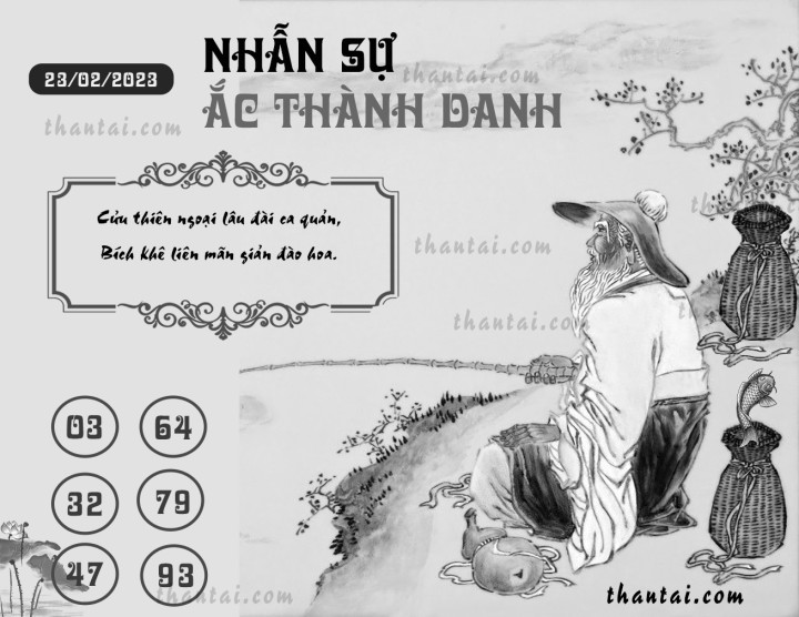 NHẪN SỰ ẮC THÀNH DANH 08/02/2023