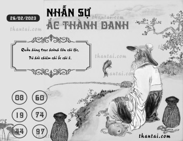 NHẪN SỰ ẮC THÀNH DANH 26/02/2023