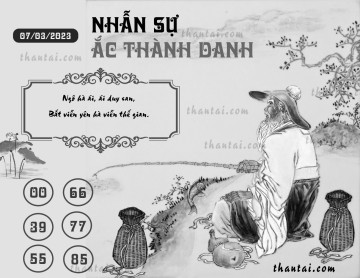 NHẪN SỰ ẮC THÀNH DANH 07/03/2023