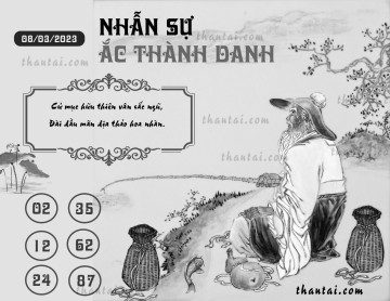 NHẪN SỰ ẮC THÀNH DANH 08/03/2023