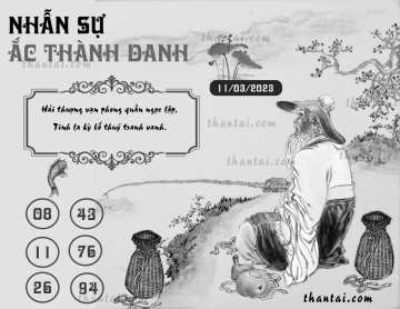 NHẪN SỰ ẮC THÀNH DANH 11/03/2023