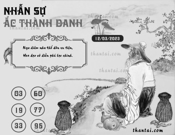 NHẪN SỰ ẮC THÀNH DANH 12/03/2023