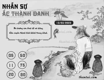 NHẪN SỰ ẮC THÀNH DANH 13/03/2023