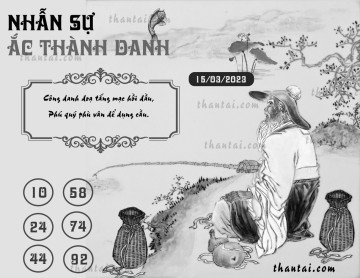 NHẪN SỰ ẮC THÀNH DANH 15/03/2023