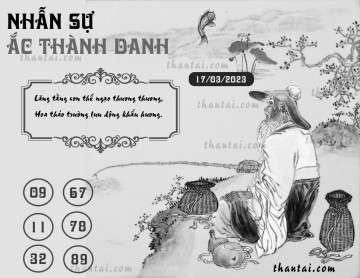 NHẪN SỰ ẮC THÀNH DANH 17/03/2023