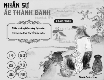 NHẪN SỰ ẮC THÀNH DANH 25/03/2023