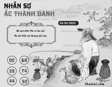 NHẪN SỰ ẮC THÀNH DANH 28/03/2023