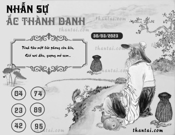 NHẪN SỰ ẮC THÀNH DANH 30/03/2023