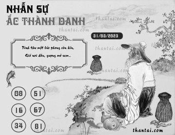 NHẪN SỰ ẮC THÀNH DANH 31/03/2023