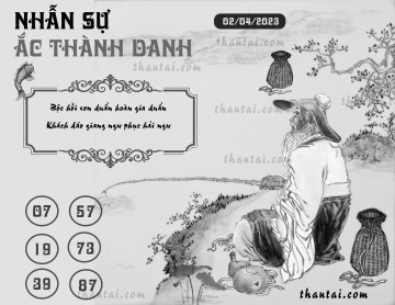 NHẪN SỰ ẮC THÀNH DANH 02/04/2023