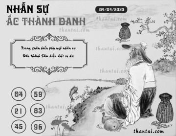 NHẪN SỰ ẮC THÀNH DANH 04/04/2023