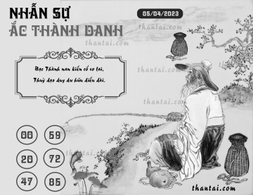 NHẪN SỰ ẮC THÀNH DANH 05/04/2023