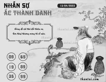 NHẪN SỰ ẮC THÀNH DANH 13/04/2023