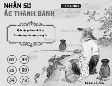 NHẪN SỰ ẮC THÀNH DANH 14/04/2023