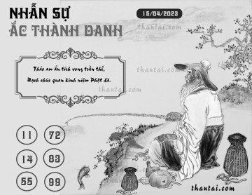 NHẪN SỰ ẮC THÀNH DANH 15/04/2023