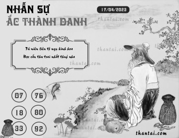 NHẪN SỰ ẮC THÀNH DANH 17/04/2023