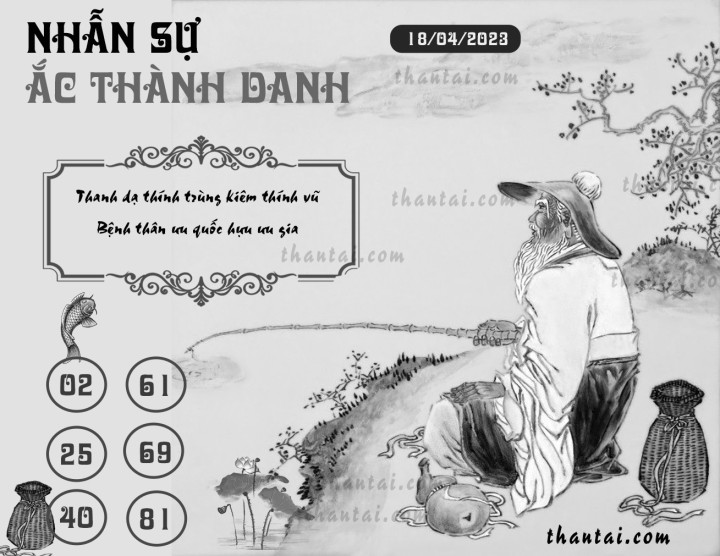 NHẪN SỰ ẮC THÀNH DANH 03/04/2023