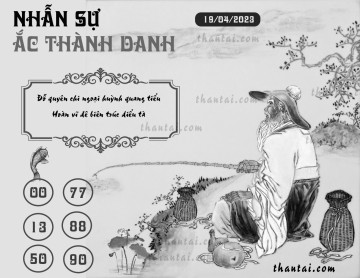 NHẪN SỰ ẮC THÀNH DANH 19/04/2023