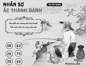 NHẪN SỰ ẮC THÀNH DANH 23/04/2023