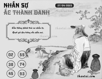 NHẪN SỰ ẮC THÀNH DANH 27/04/2023