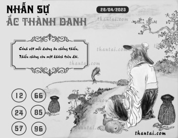 NHẪN SỰ ẮC THÀNH DANH 28/04/2023