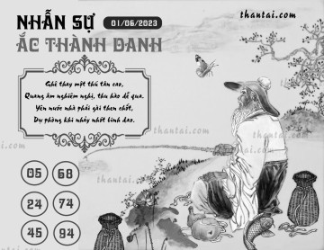 NHẪN SỰ ẮC THÀNH DANH 01/06/2023