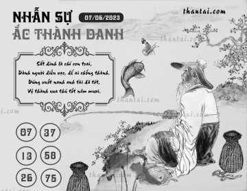 NHẪN SỰ ẮC THÀNH DANH 07/06/2023