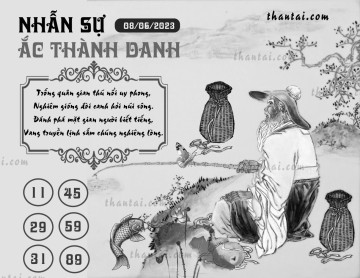 NHẪN SỰ ẮC THÀNH DANH 08/06/2023