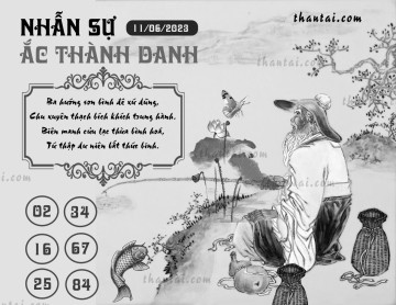 NHẪN SỰ ẮC THÀNH DANH 11/06/2023