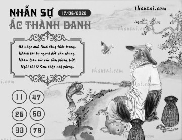 NHẪN SỰ ẮC THÀNH DANH 17/06/2023