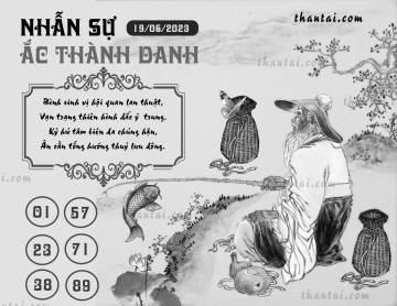 NHẪN SỰ ẮC THÀNH DANH 19/06/2023