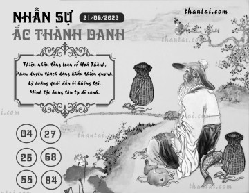 NHẪN SỰ ẮC THÀNH DANH 21/06/2023