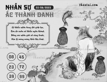 NHẪN SỰ ẮC THÀNH DANH 22/06/2023