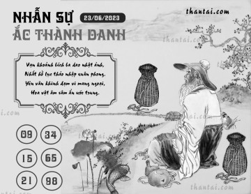 NHẪN SỰ ẮC THÀNH DANH 23/06/2023