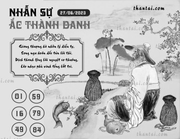 NHẪN SỰ ẮC THÀNH DANH 27/06/2023