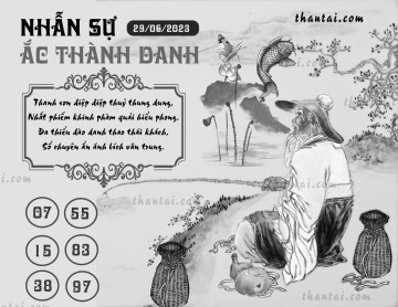 NHẪN SỰ ẮC THÀNH DANH 29/06/2023